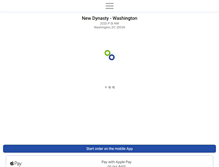 Tablet Screenshot of newdynasty-dc.com